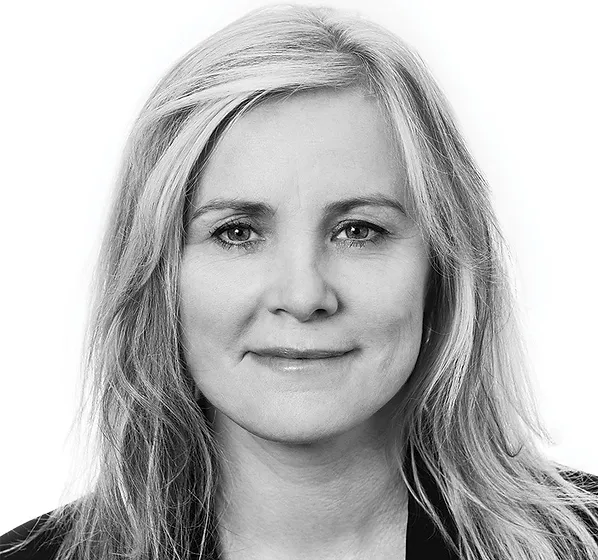 a black and white photo of a woman